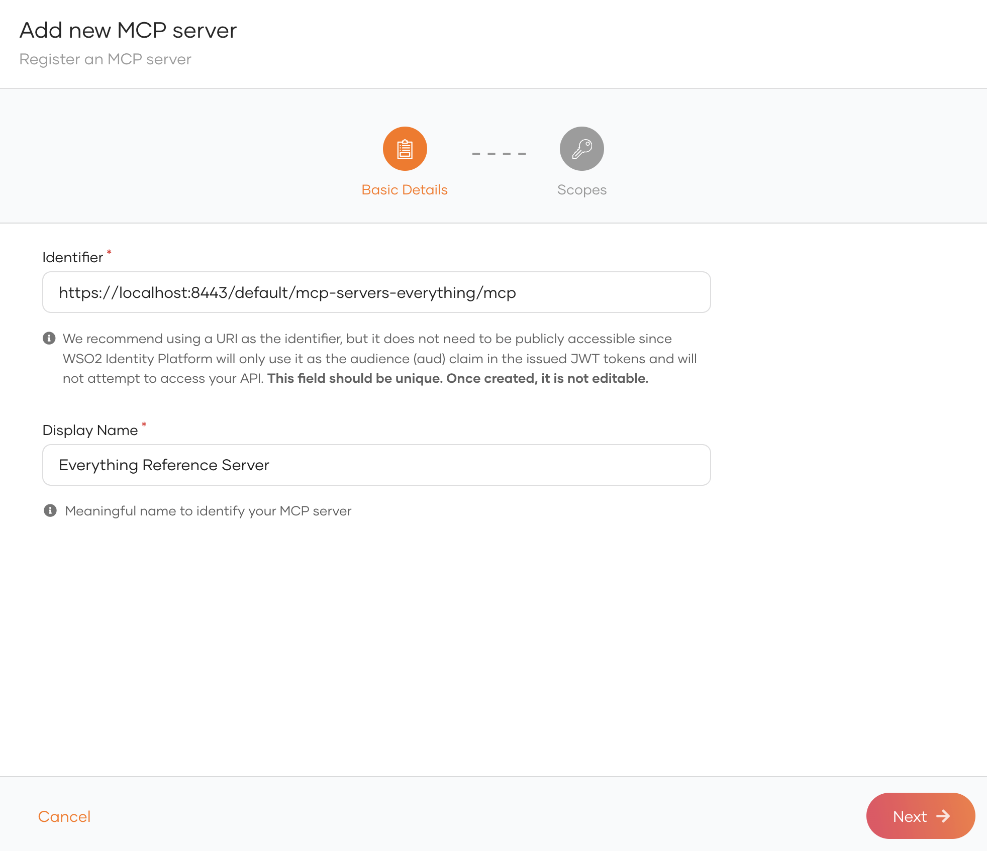 Configuring the MCP Server in WSO2 Identity Platform
