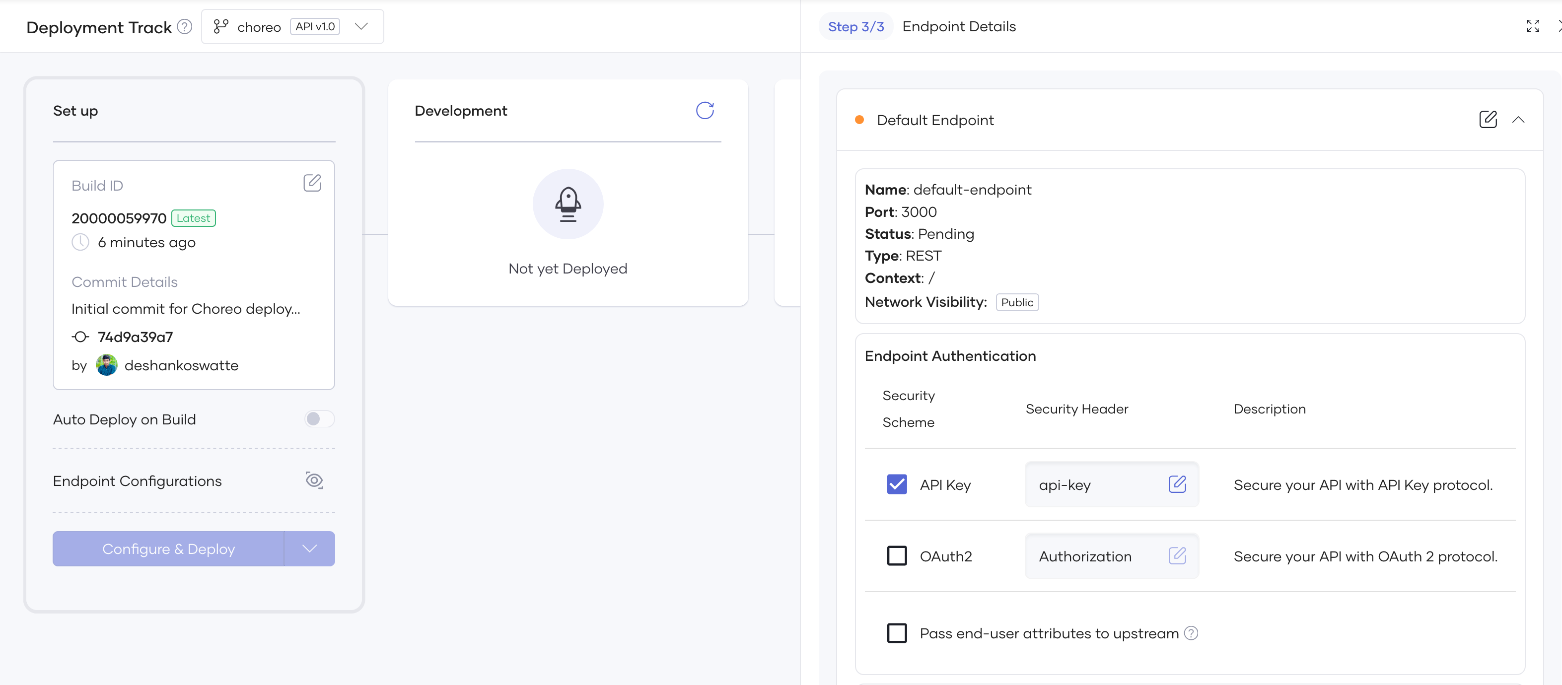 Add Choreo API Key Protection