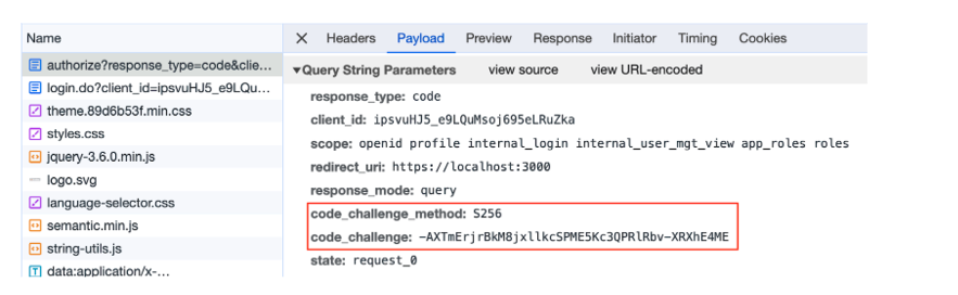 PKCE code chalange