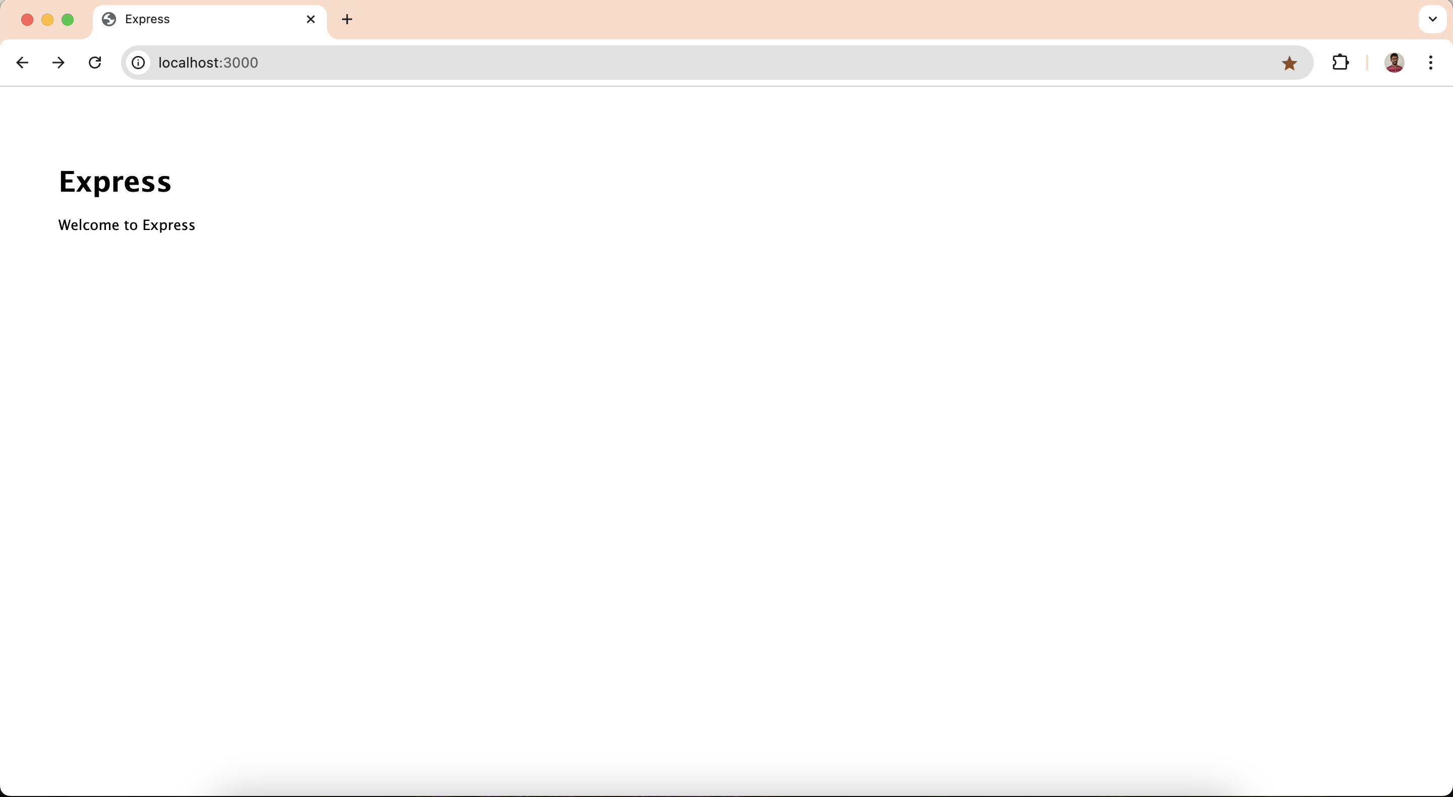 Navigate to localhost
