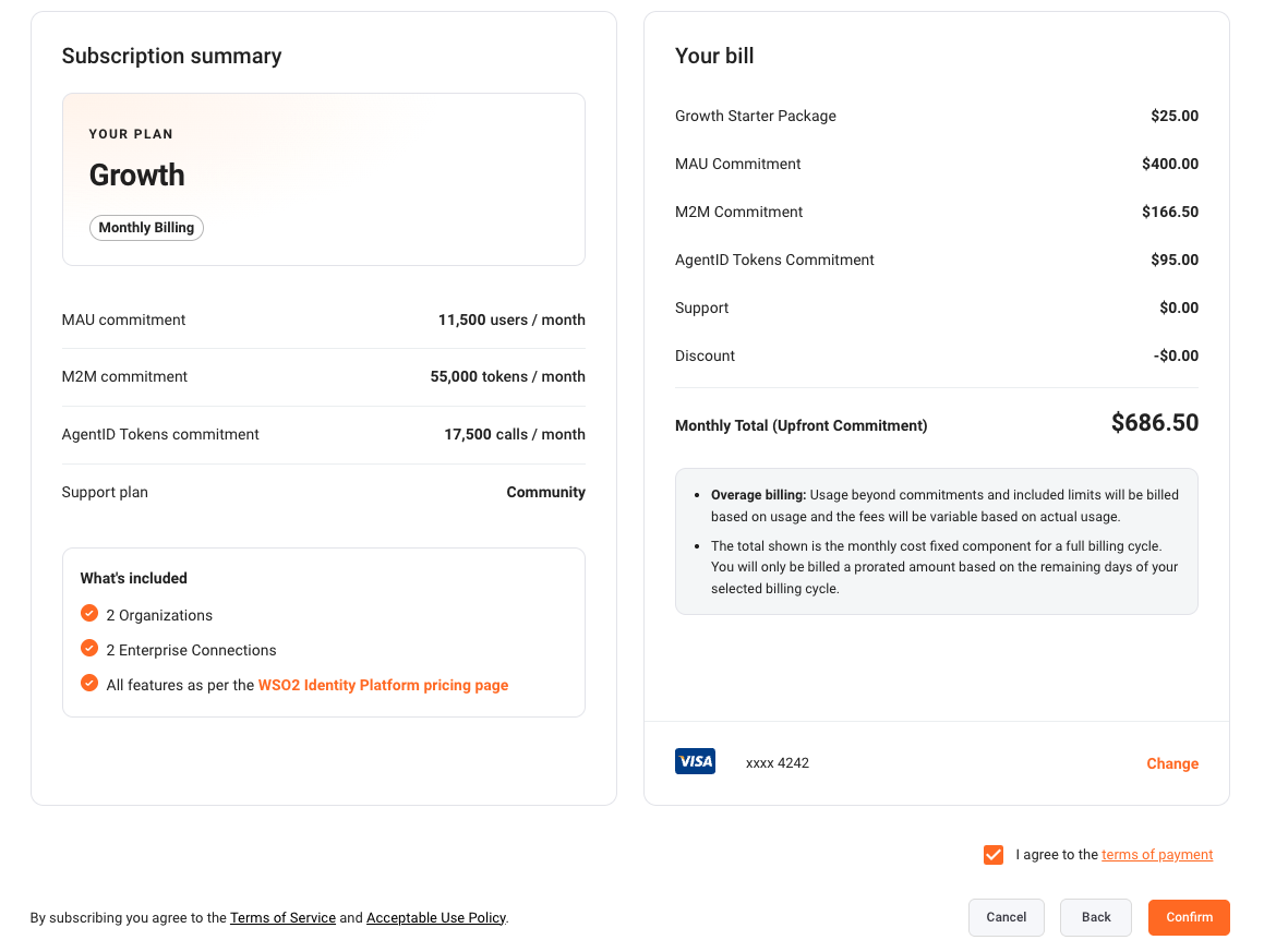 review and pay