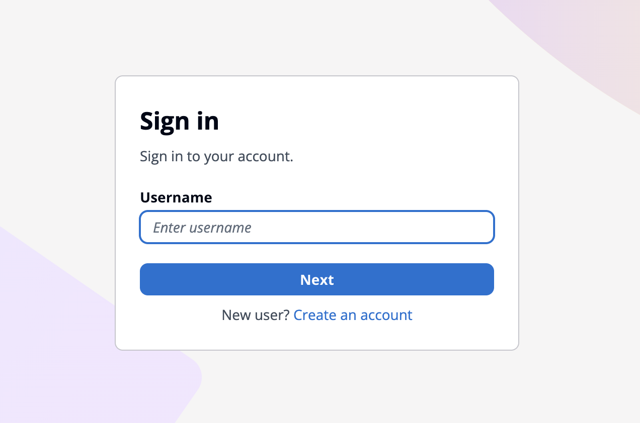 User login with WSO2 Identity Platform