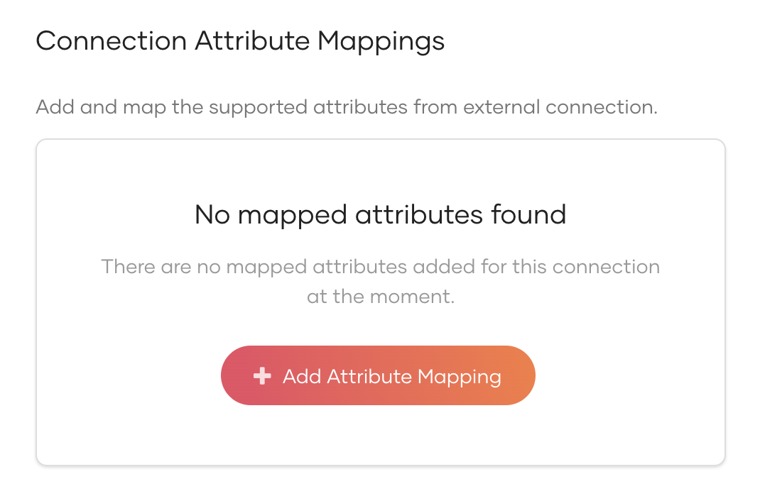 Add attribute mappings