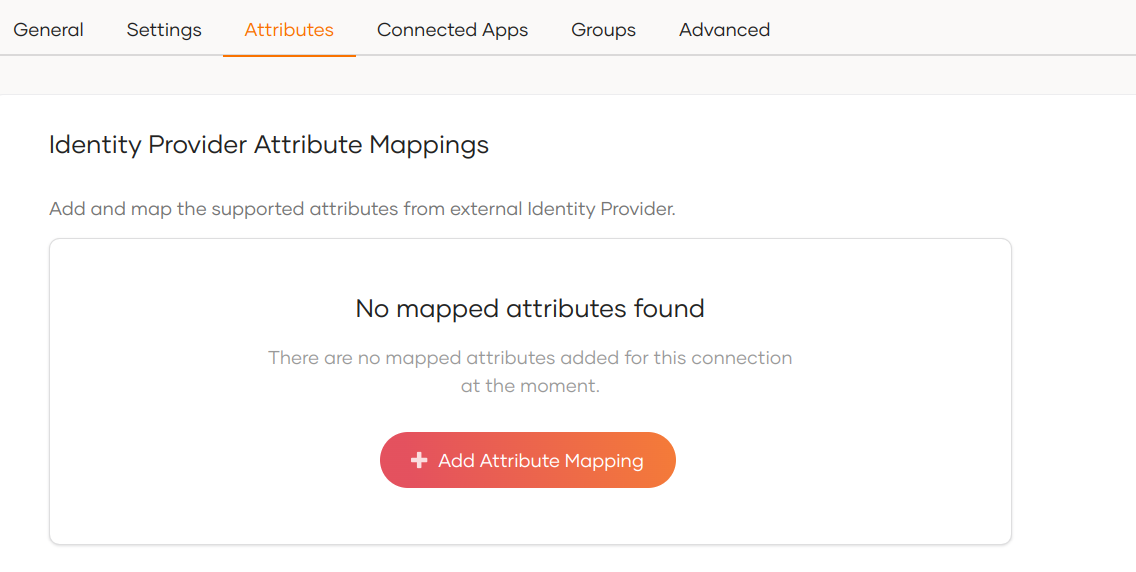 Go to attributes section in SAML IdP