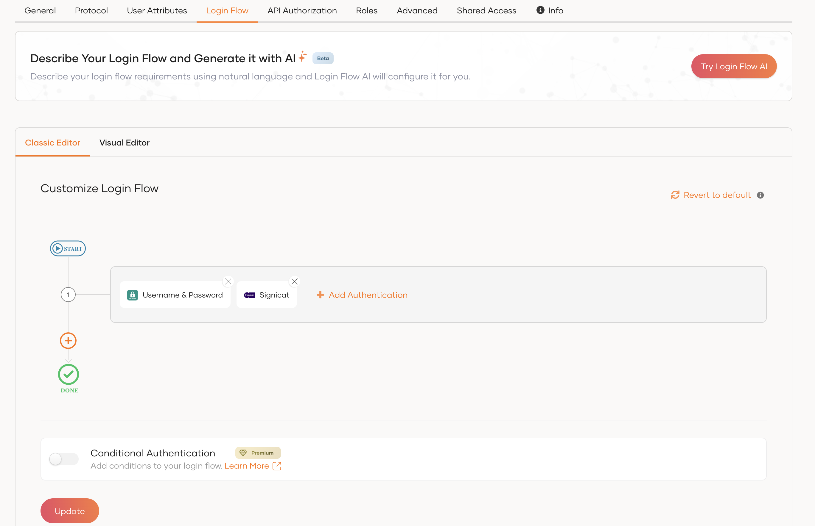 Add Signicat login in Asgardeo