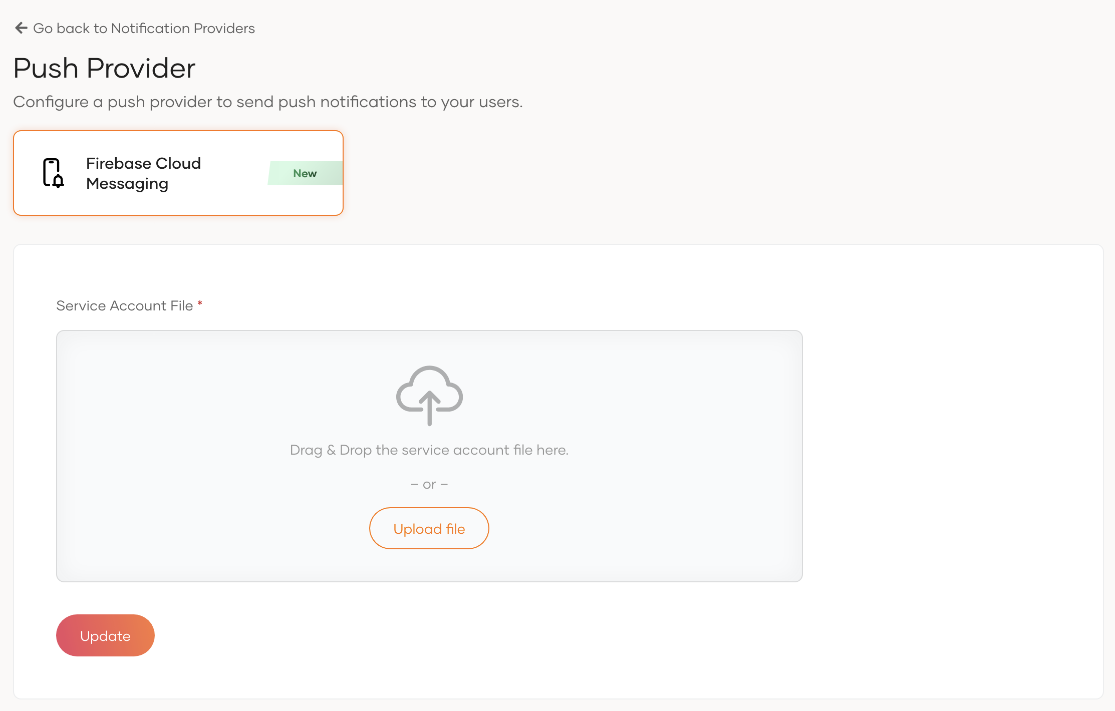 Configure Firebase