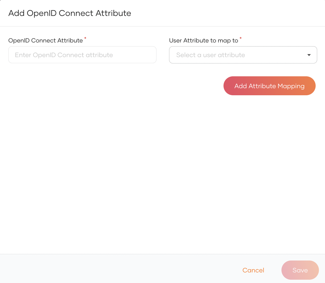 Add OpenID Connect attributes