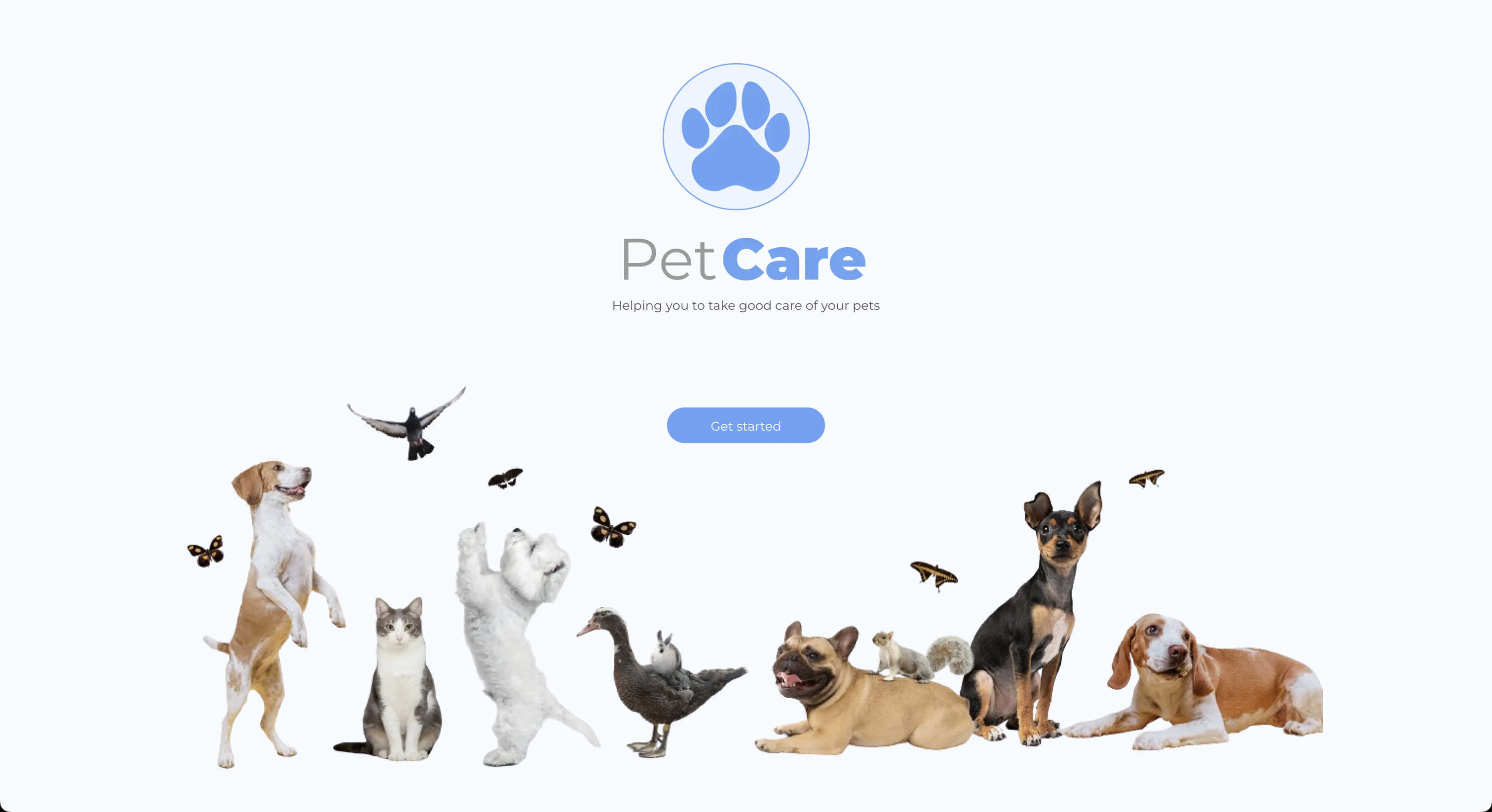 Pet Care Application Login