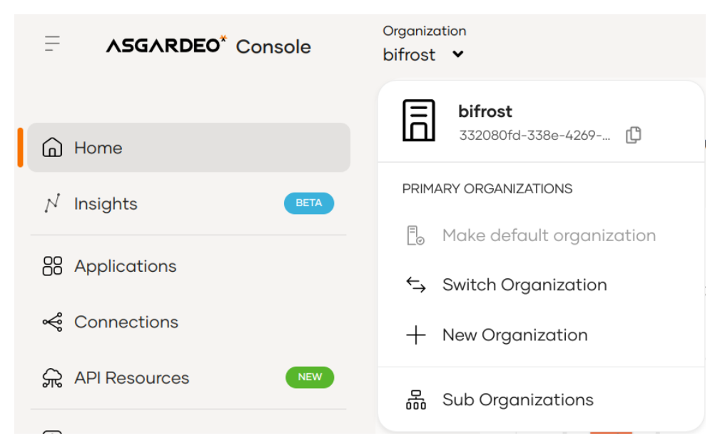 Root organizations