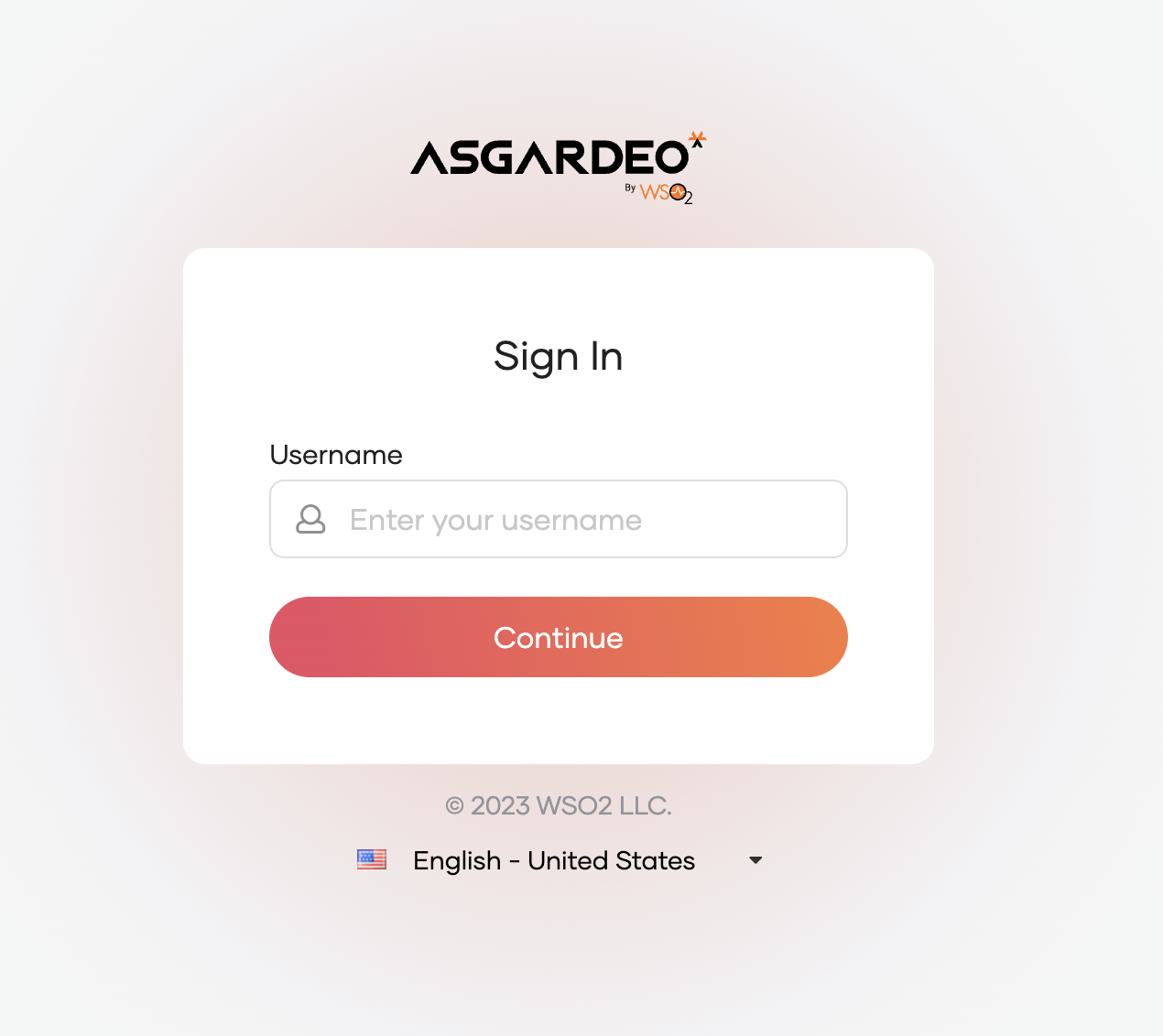 Sign In with email OTP in Asgardeo