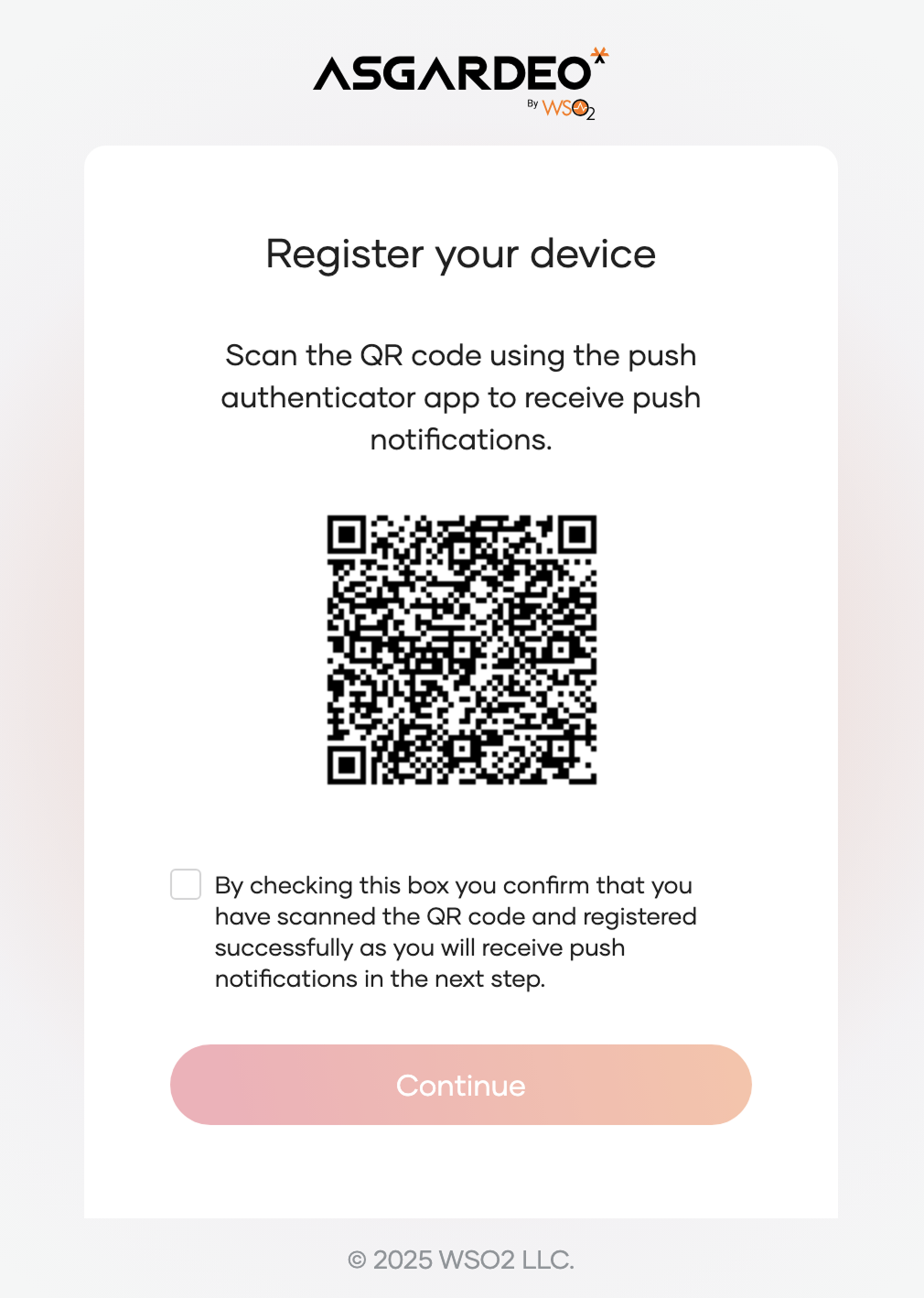 Push Notification Device Enrollment