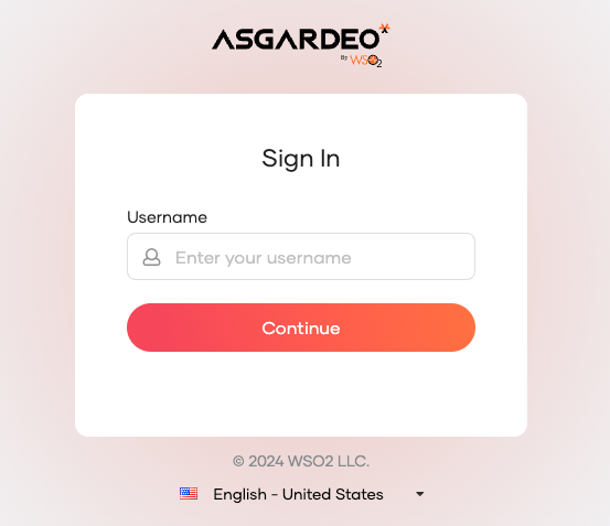 Sign In with Push Notification in Asgardeo