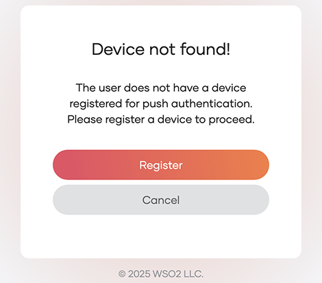 Push Notification Device Enrollment Consent