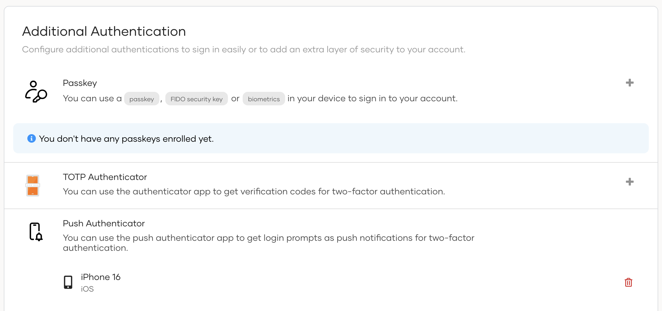 Push device registered successfully