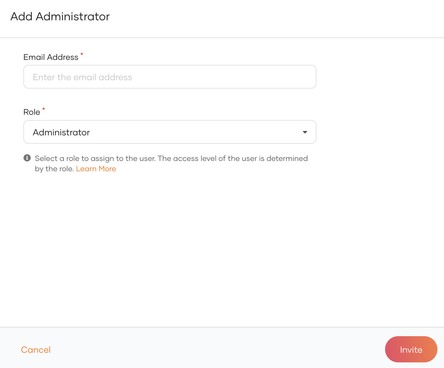 Add administrator user
