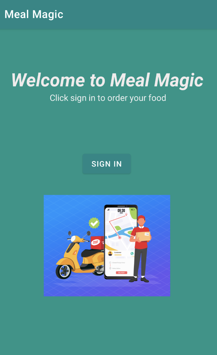sign in to android app
