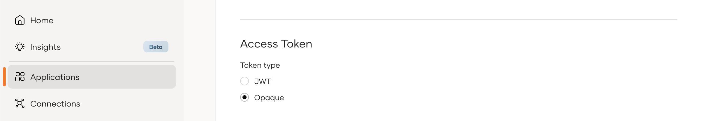 Token type