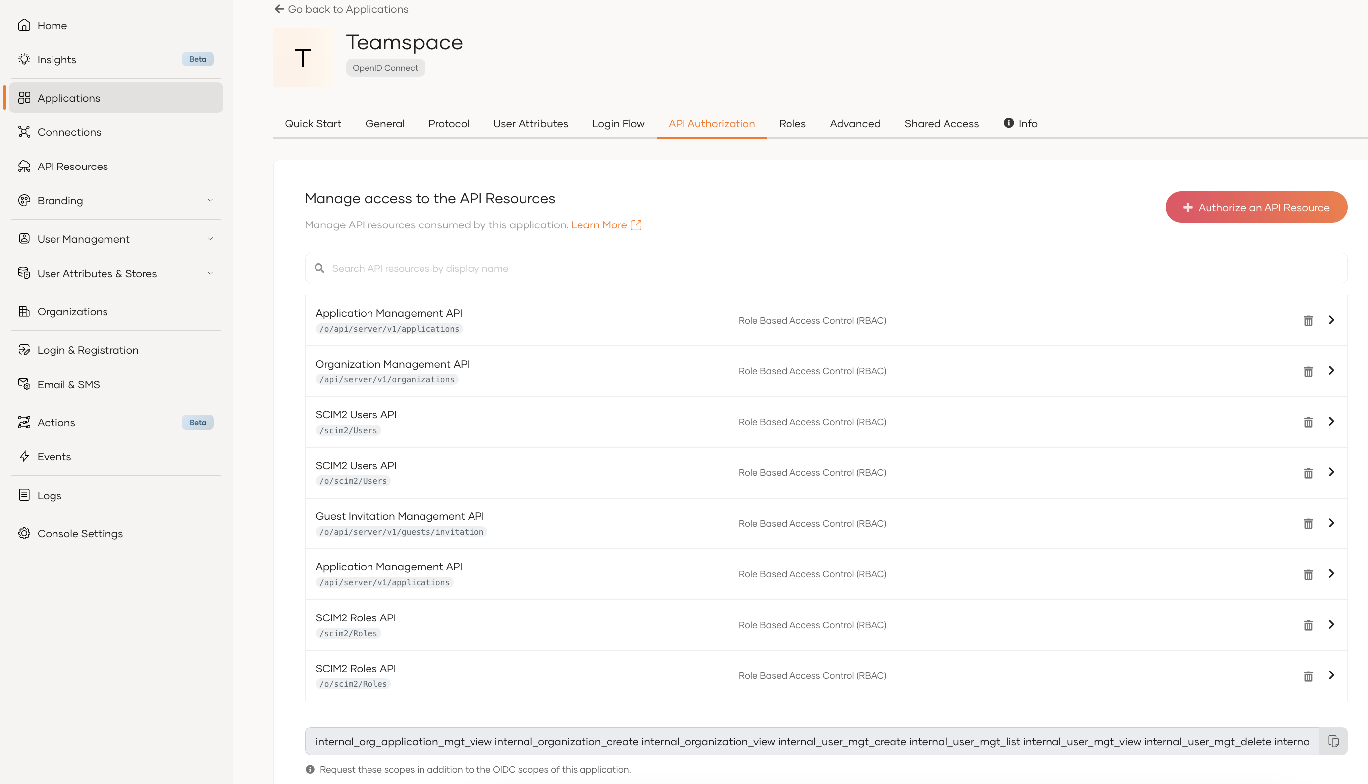 App APIs