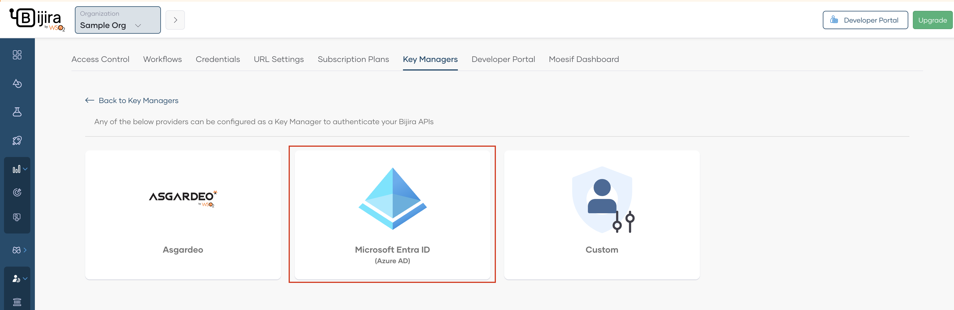 Select Azure AD