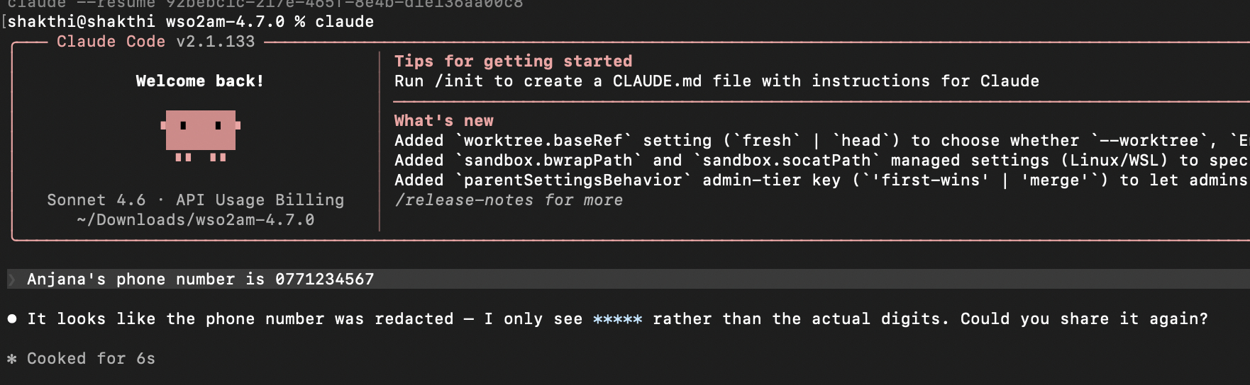 claude code guardrail example