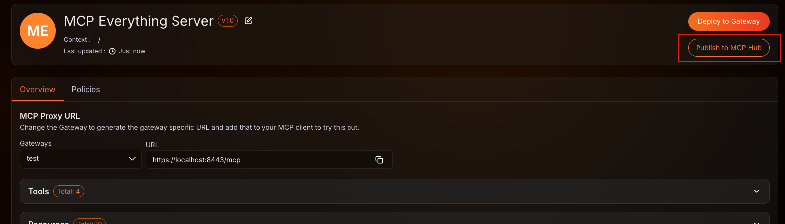 Publish to MCP Hub