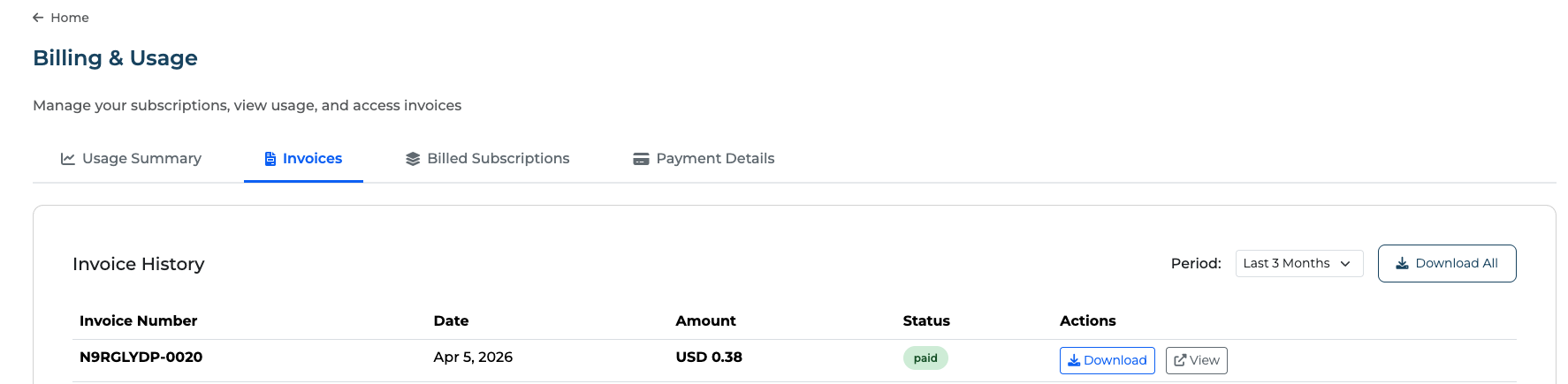 Invoices