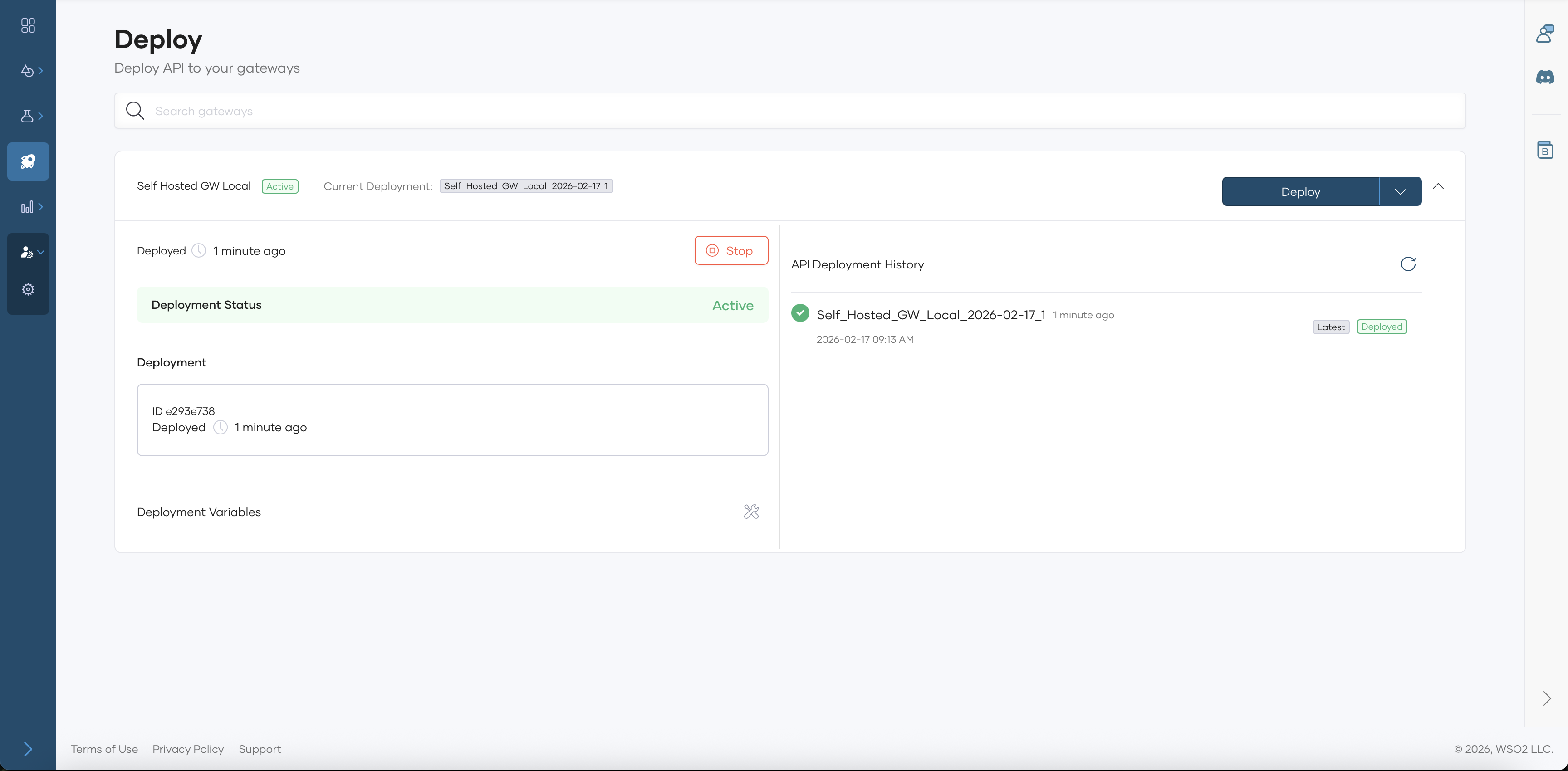 API Deploy