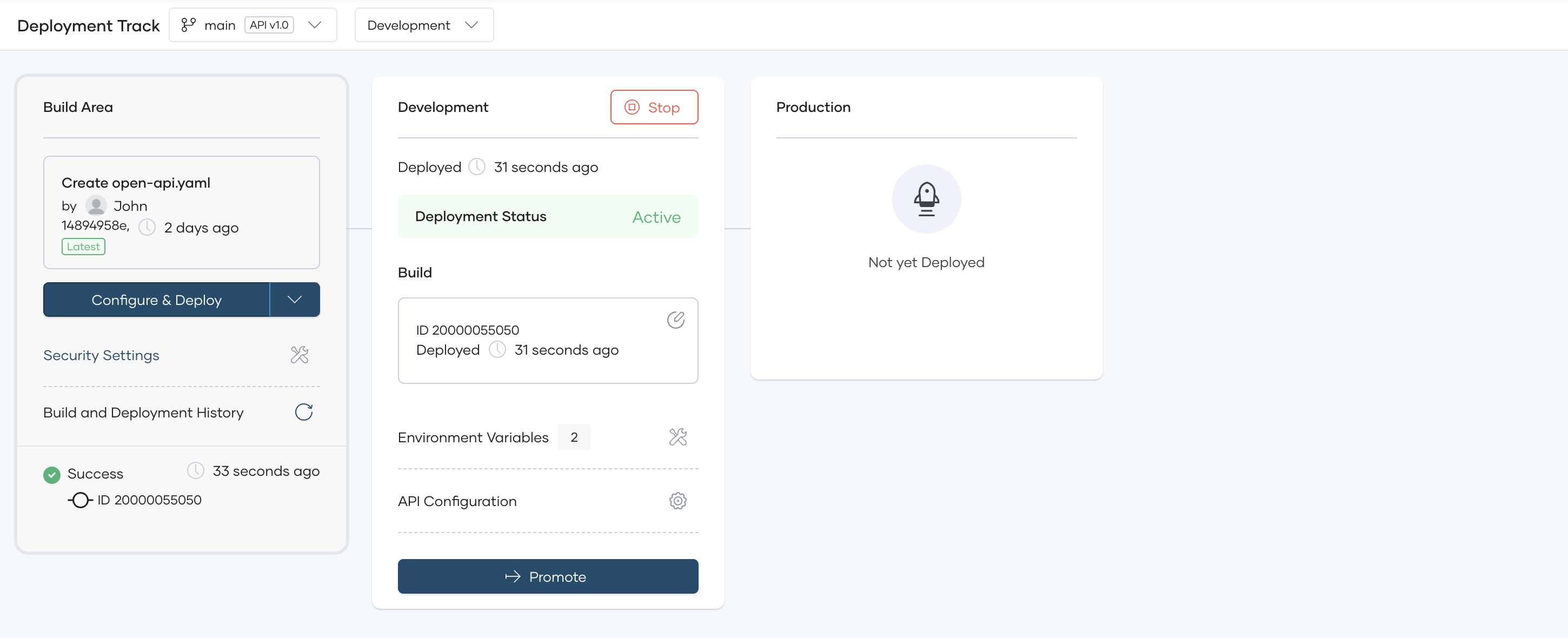 Create API from Github