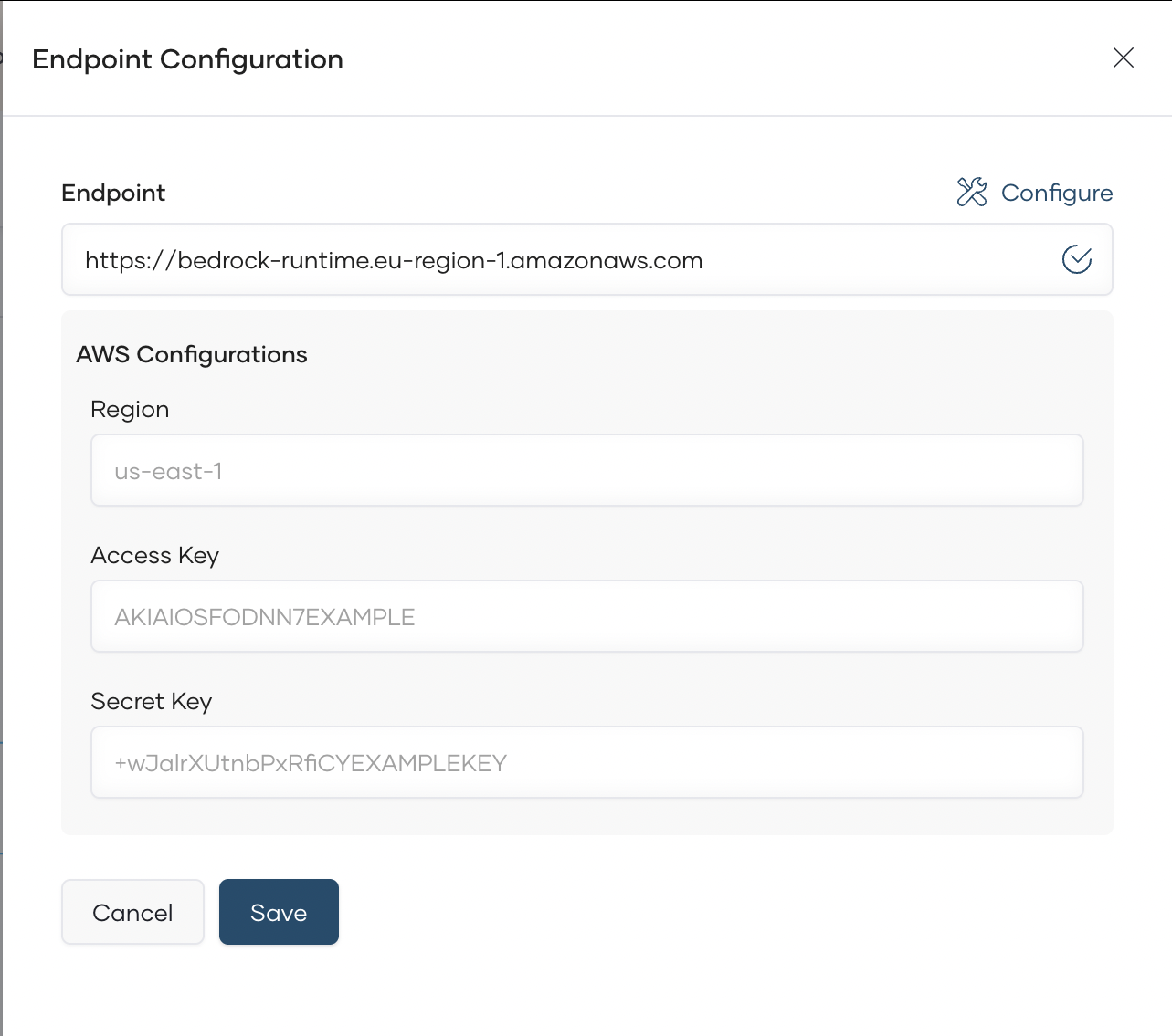 Endpoint-config