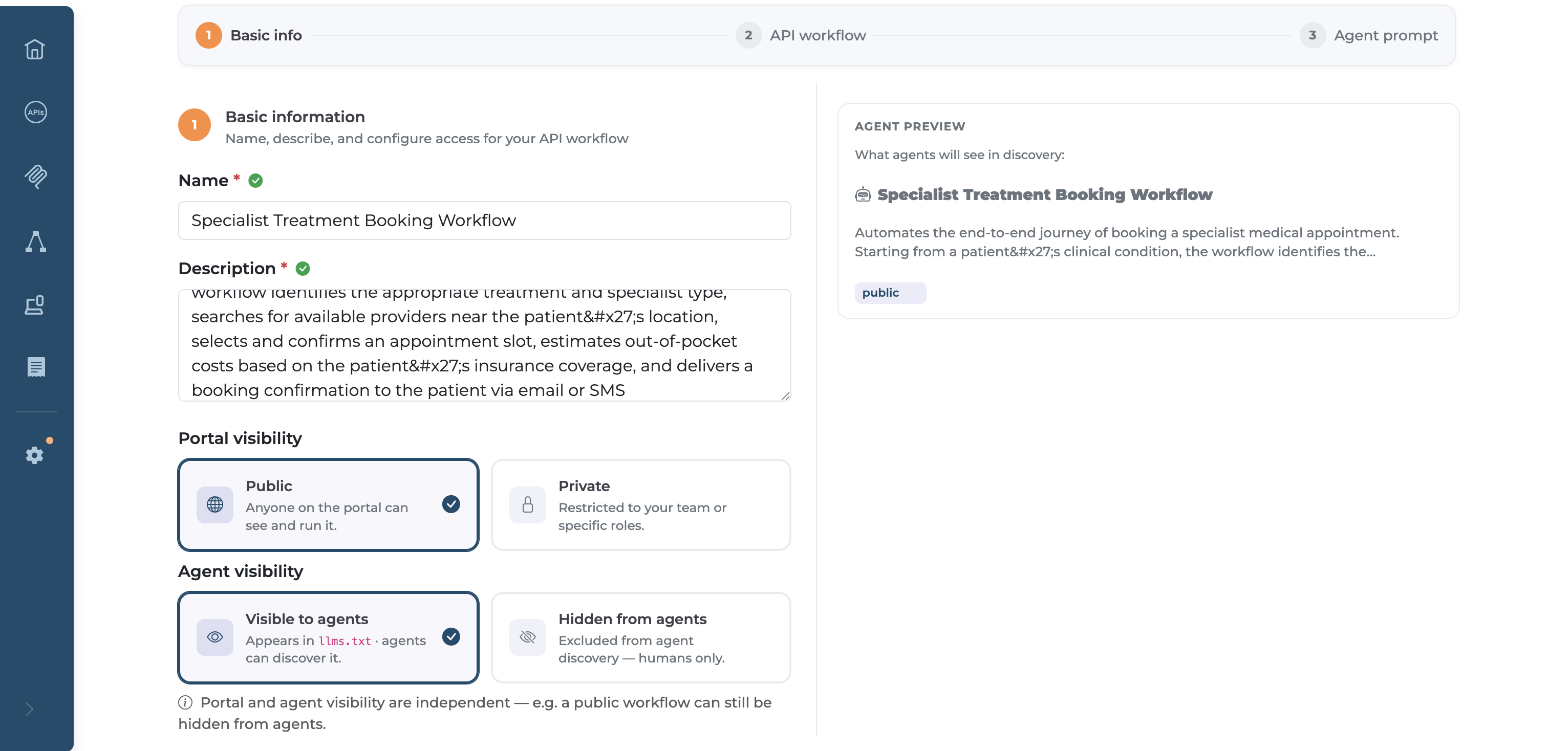 API Workflow Creation