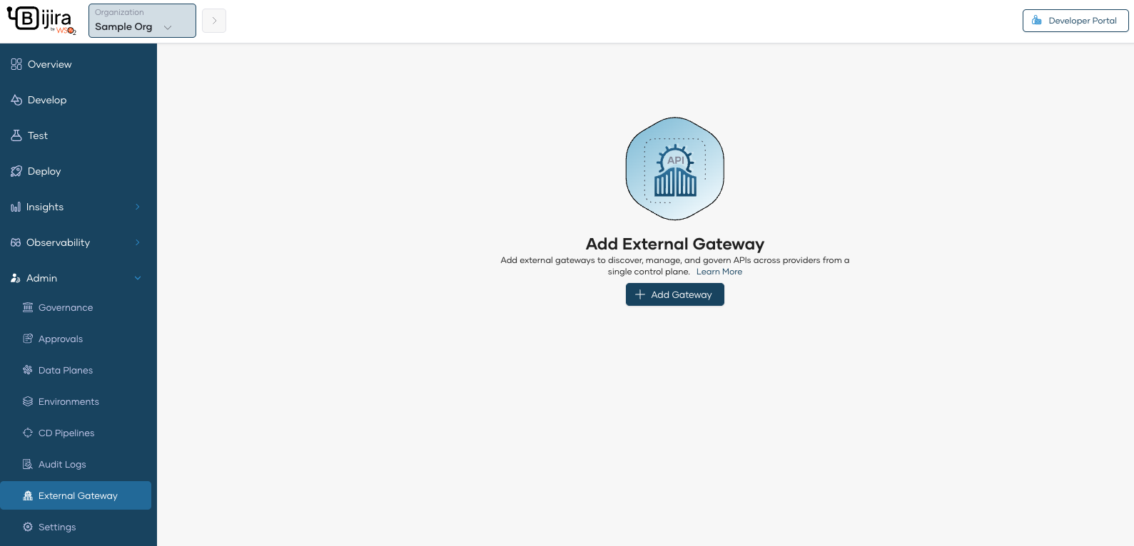 Add External Gateway