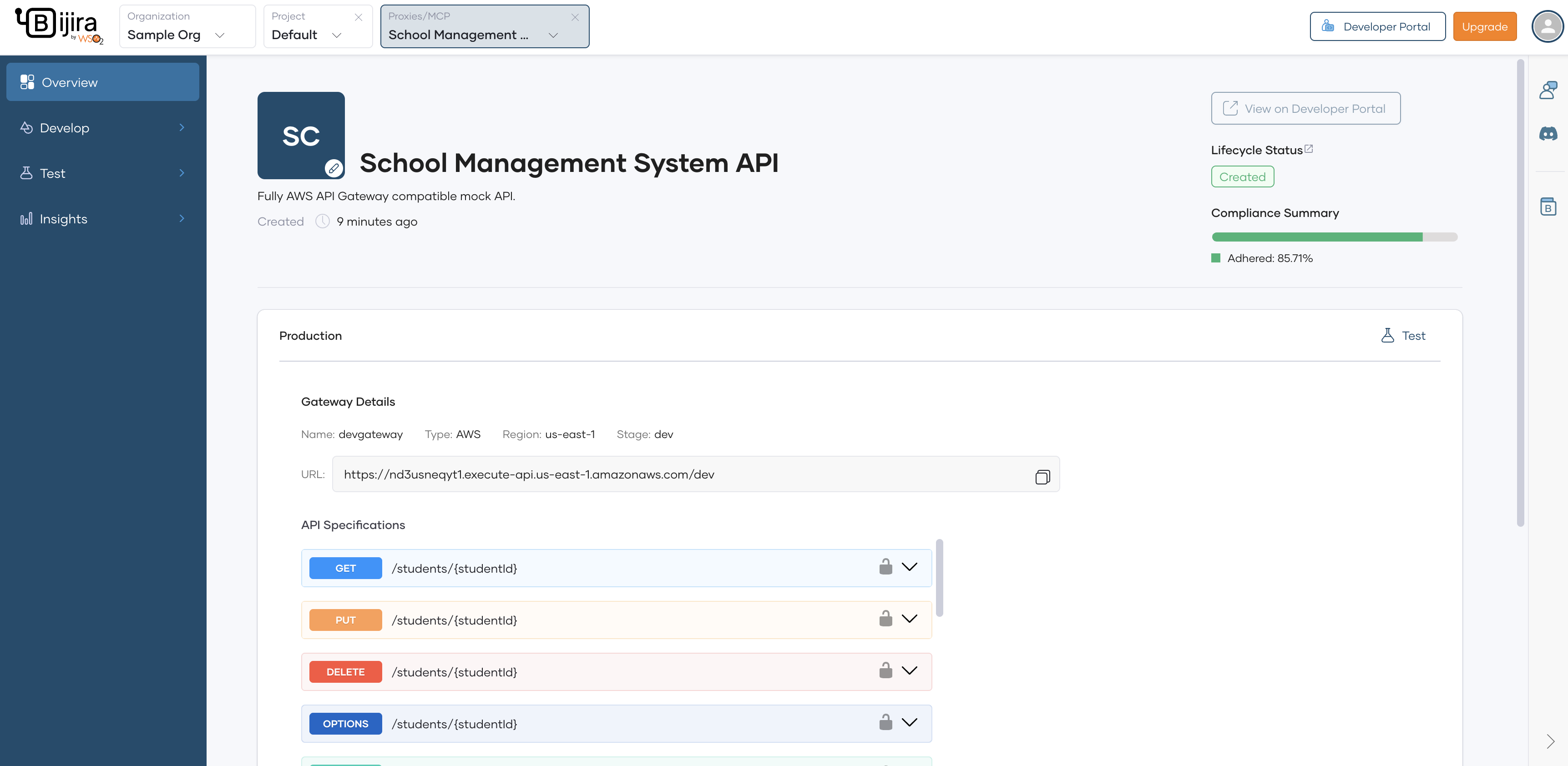 Select Gateways for API Discovery