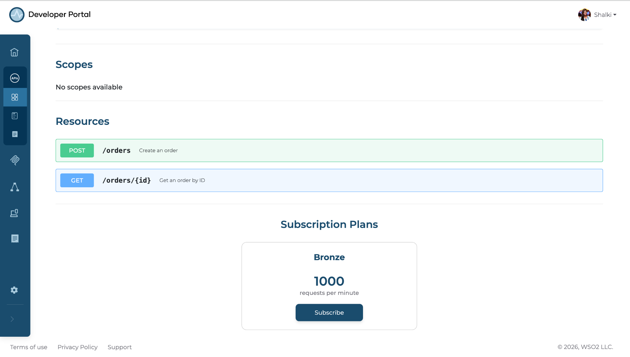 Subscription plans