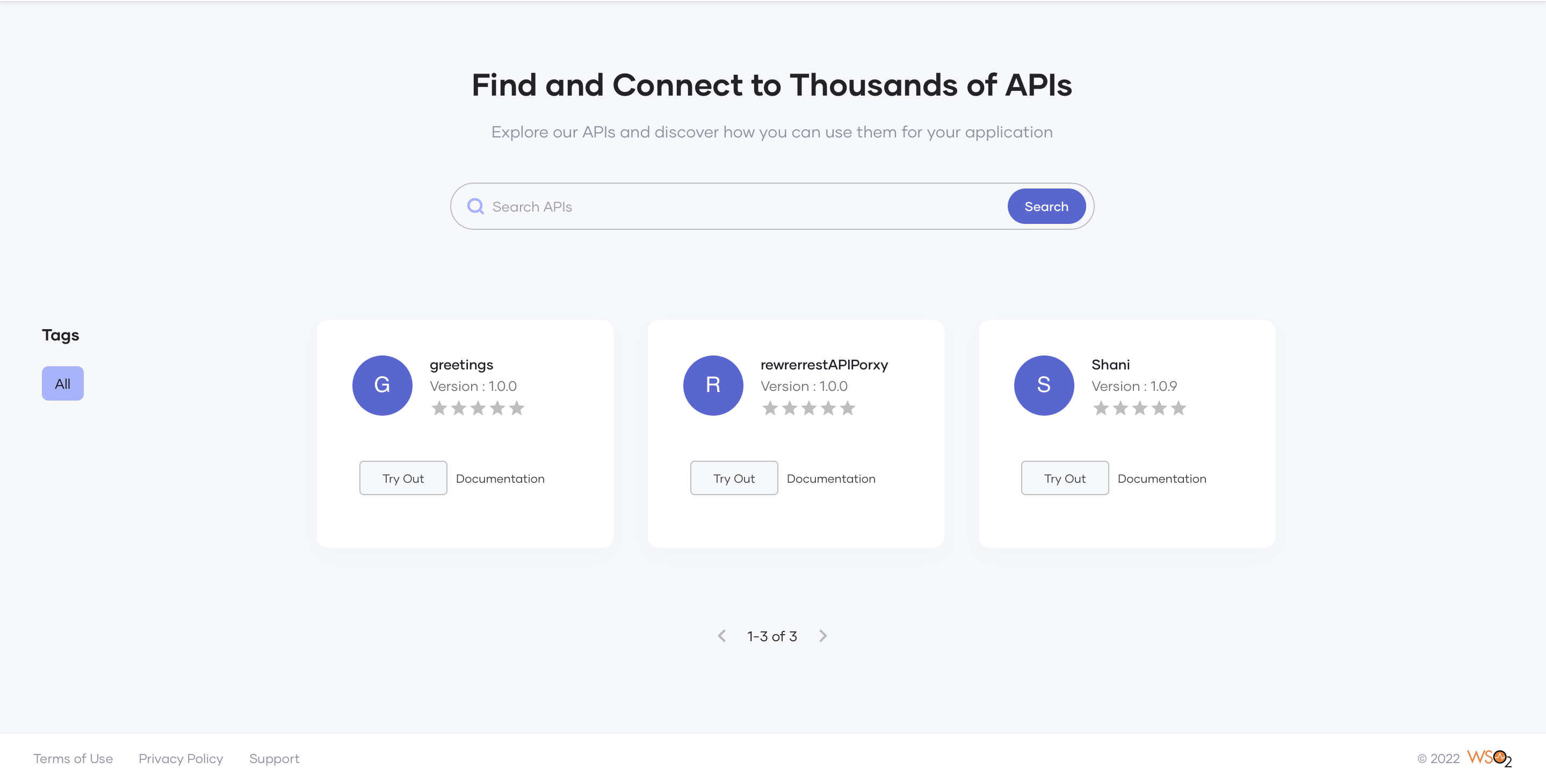 Discover APIs