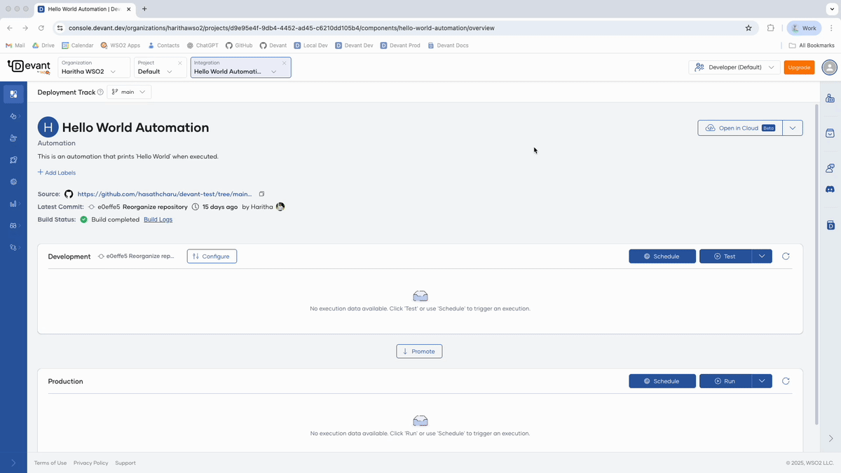 View Logs