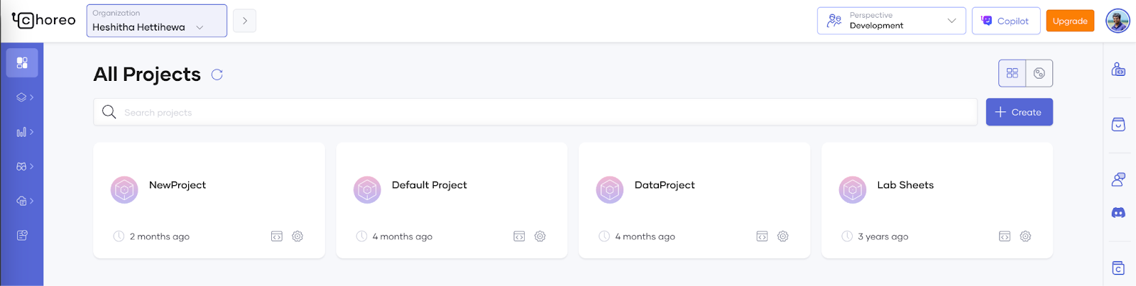 Launching Choreo Copilot