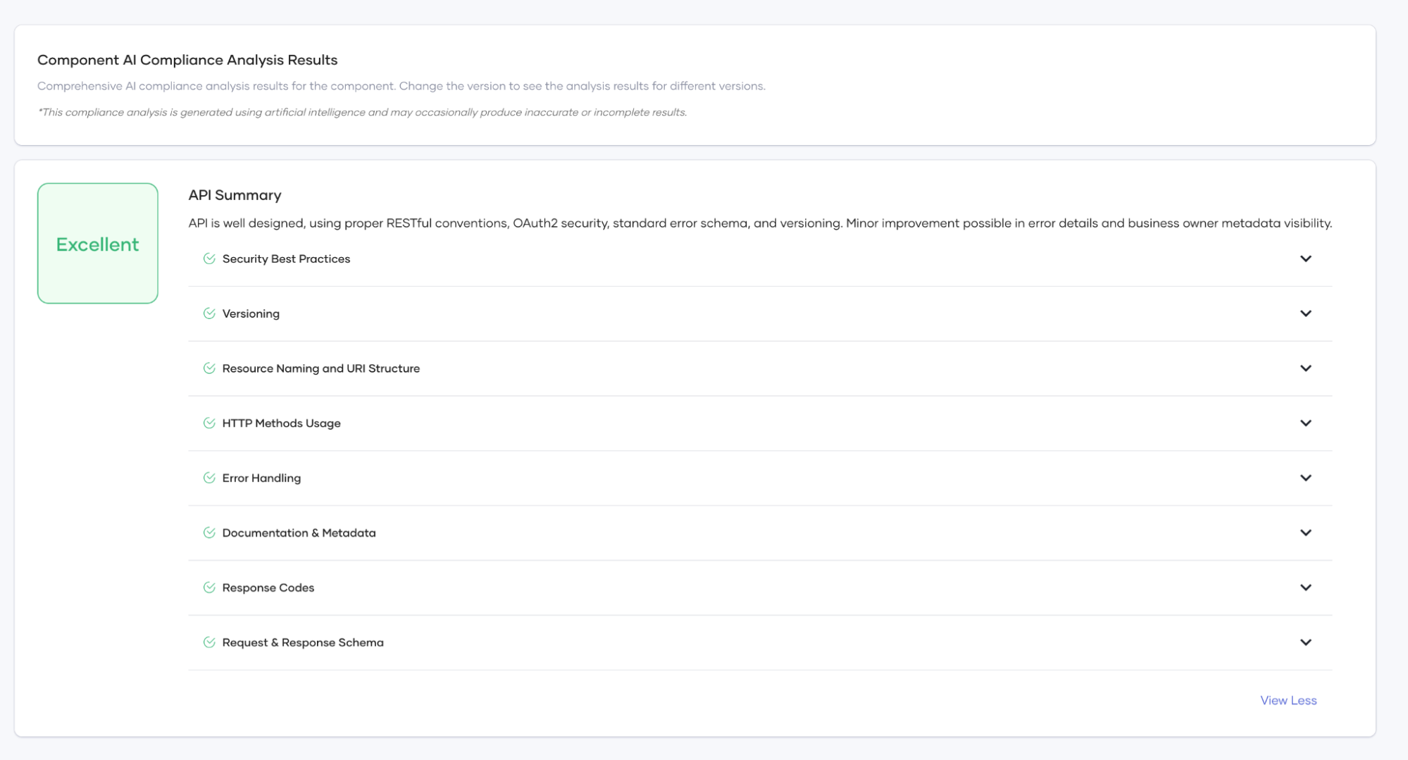 Project level analysis