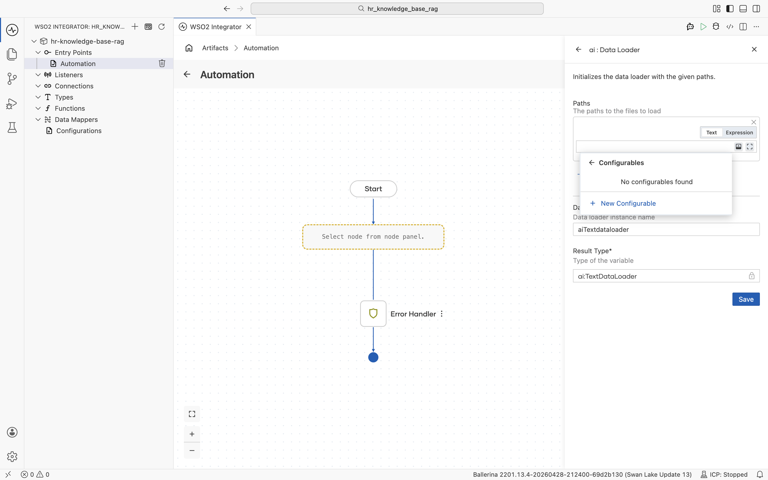 New Configurable for path