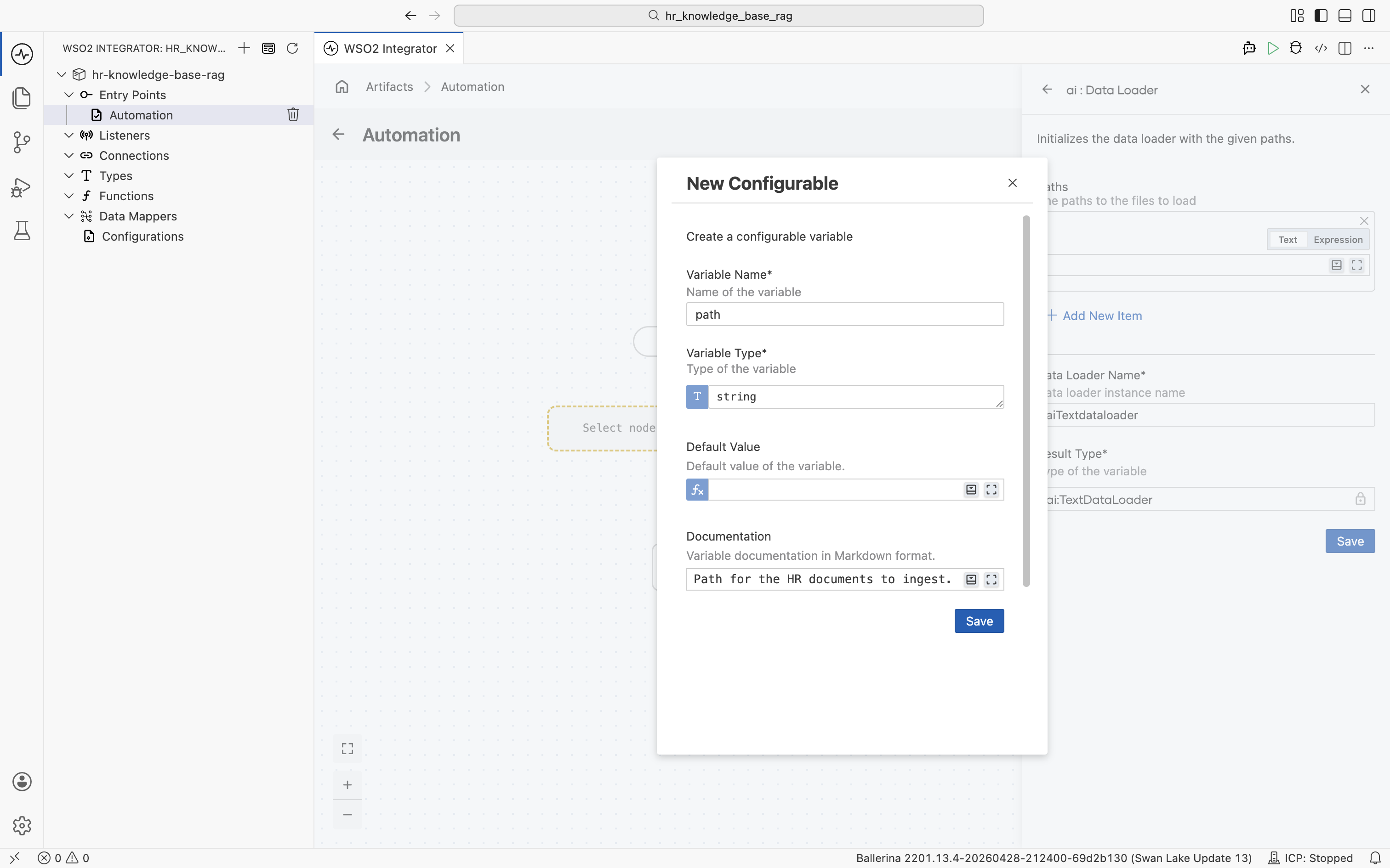 New Configurable for path
