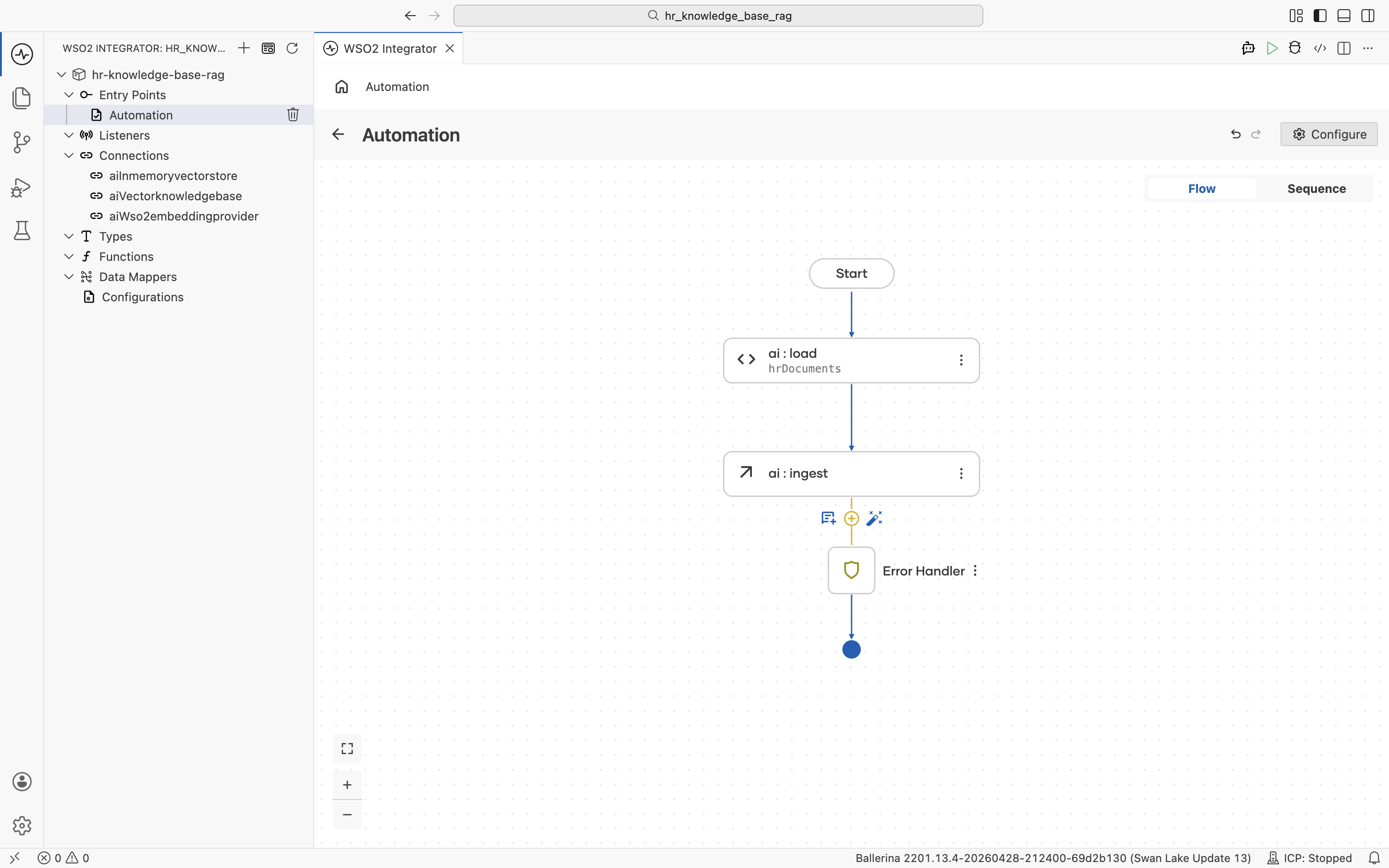 ai node with + below it