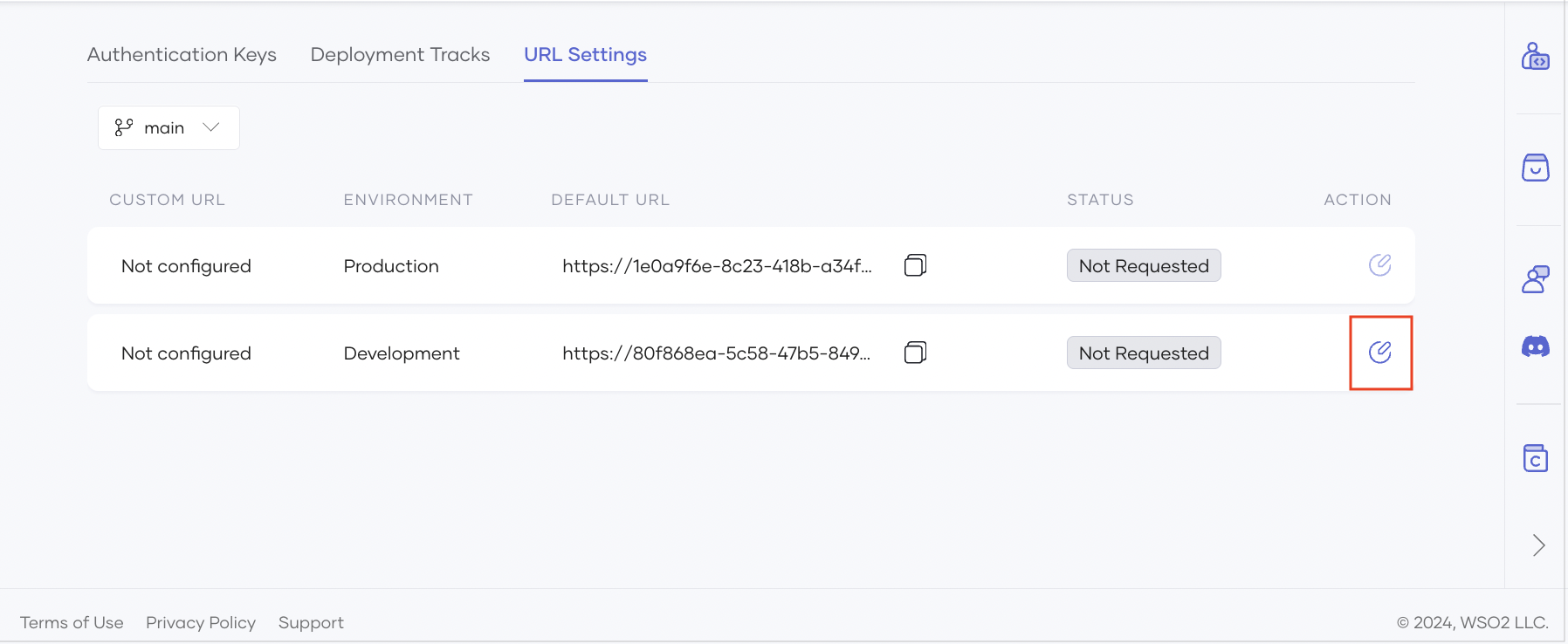 Active deployments