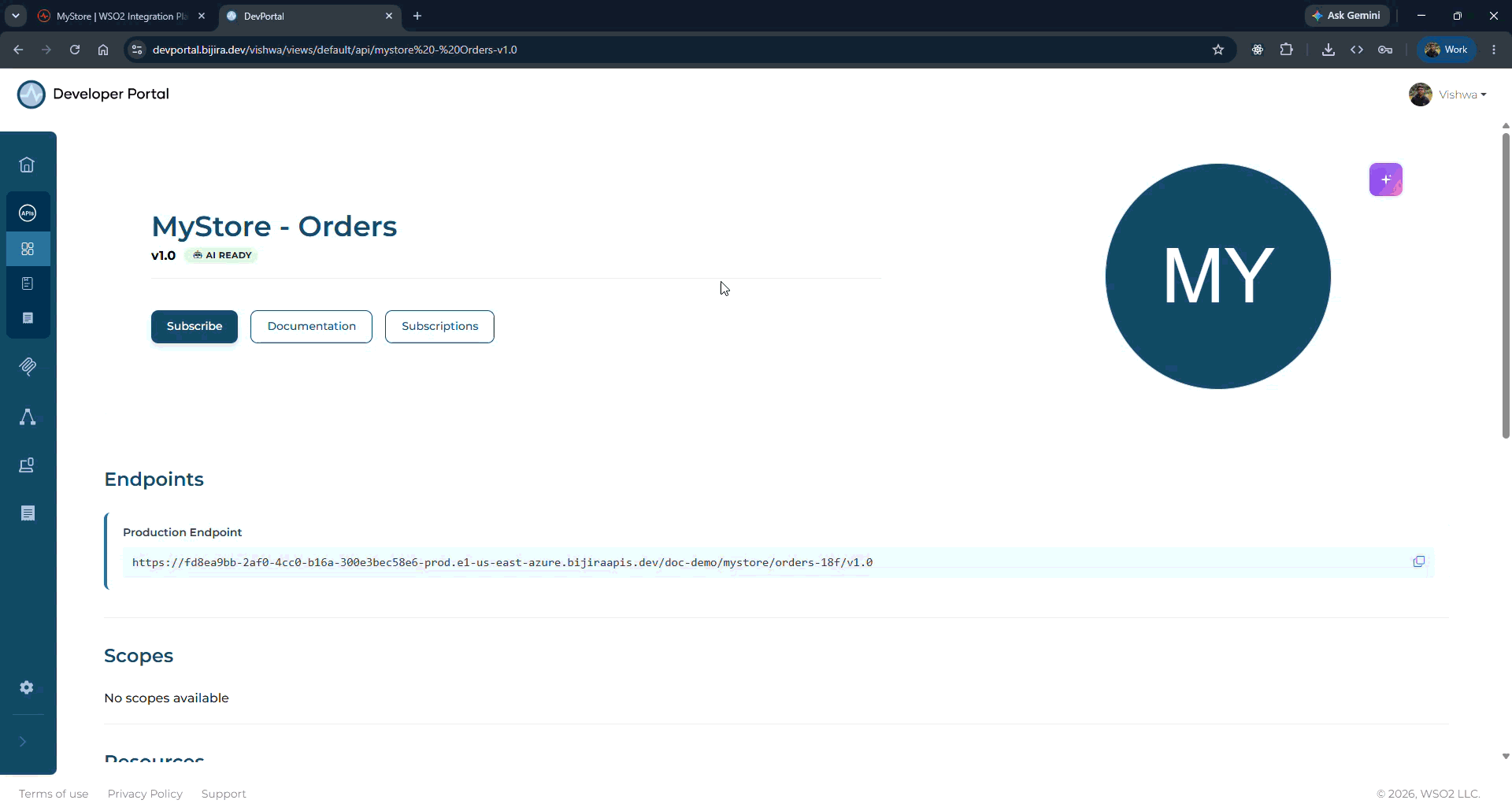 Generate API Key