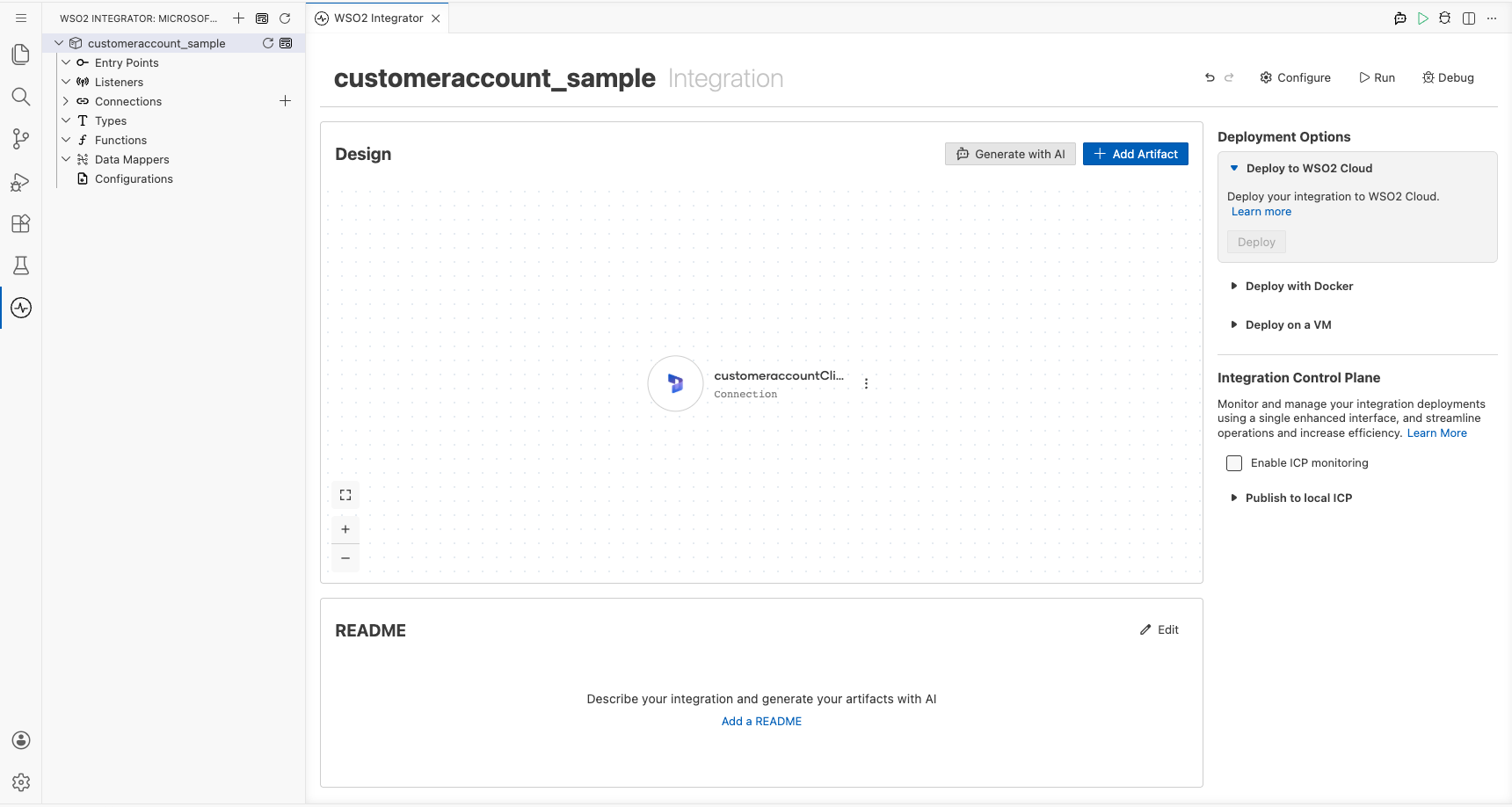 Microsoft Dynamics 365 Finance Customer Account connection visible after saving