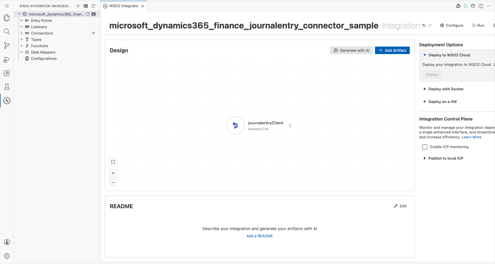Microsoft Dynamics 365 Finance Journal Entry connection visible after saving