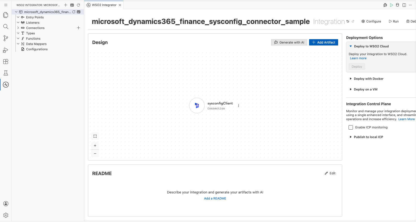 Microsoft Dynamics 365 Finance System Config connection visible after saving