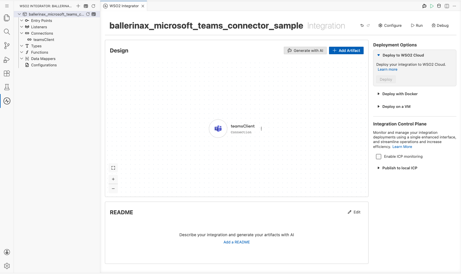 Microsoft Teams connection visible after saving