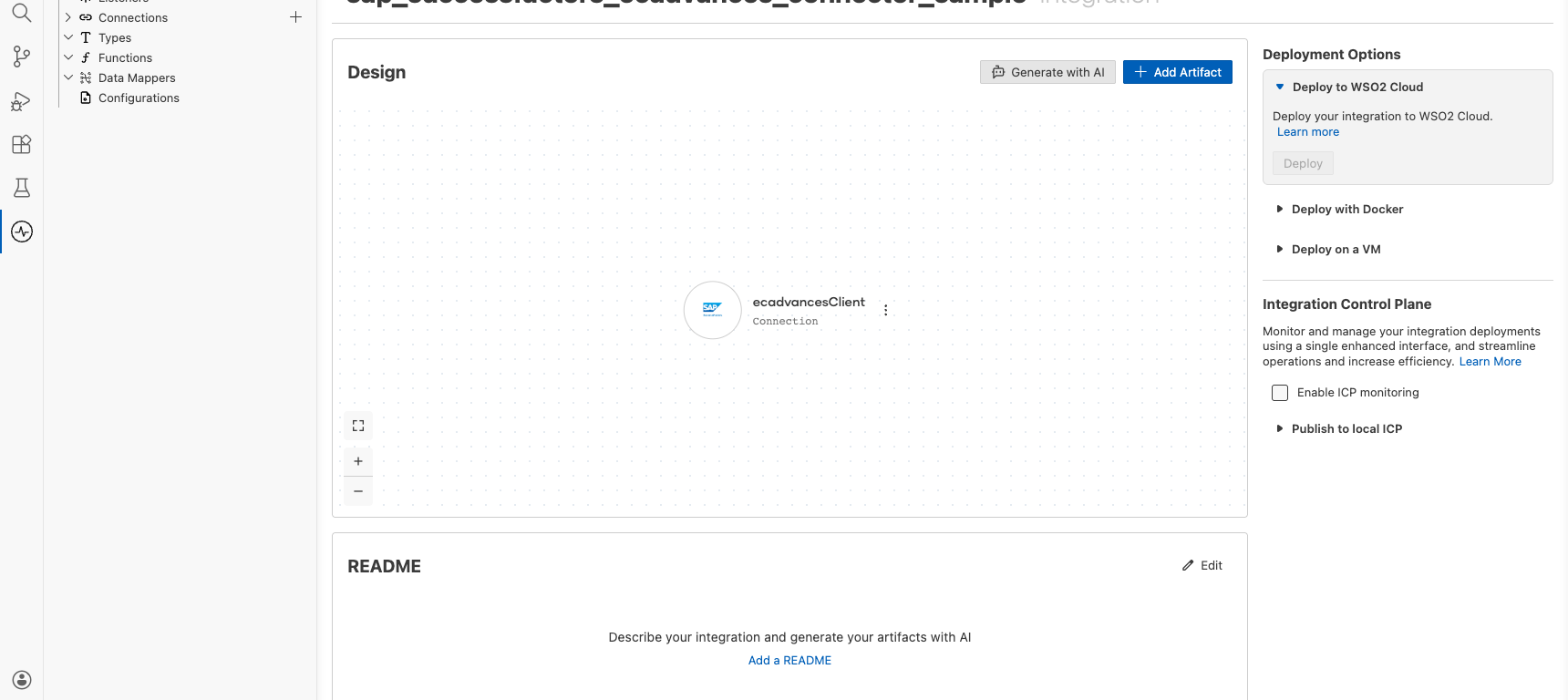 SAP SuccessFactors Employee Central Advances connection visible after saving