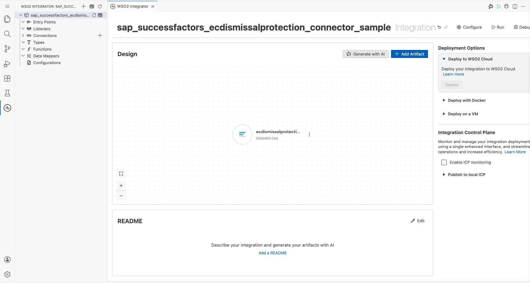 SAP SuccessFactors Employee Central Dismissal Protection connection visible after saving