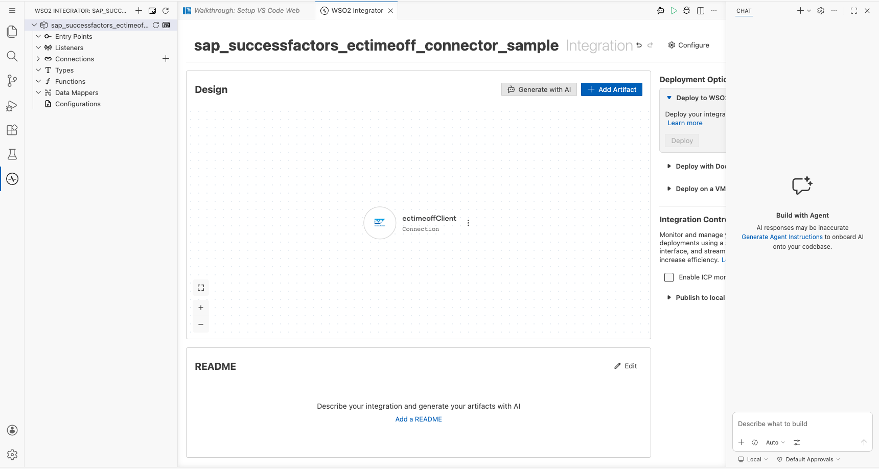 SAP SuccessFactors Employee Central Time Off connection visible after saving