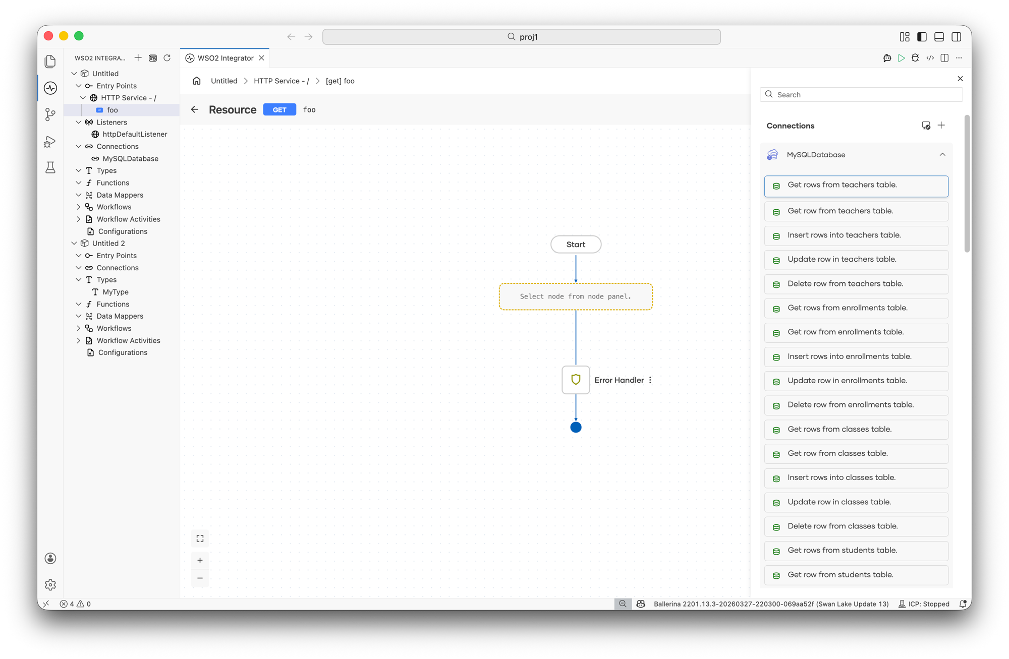 Connection functions in flow designer